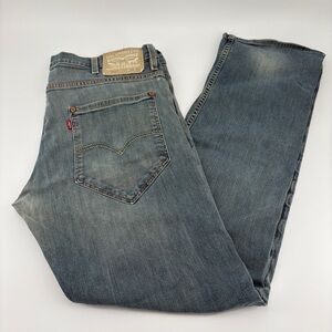 Levi's Men's Blue Denim Jeans Distressed Size 38W x‎ 34L